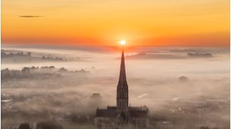 Weather warning for fog from Met Office, but warmer weather coming soon.
