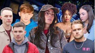 The TV show Hollyoaks announces which characters will remain on the show and which ones will be leaving, with some tragic deaths confirmed.