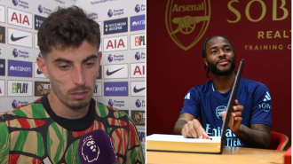 Kai Havertz talks about Arsenal's response to Raheem Sterling's arrival.