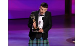 Comedian Richard Gadd sends a strong message against Netflix's lawsuit while his show Baby Reindeer receives multiple Emmy awards.