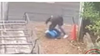 Student attacked by cop for helping homeless