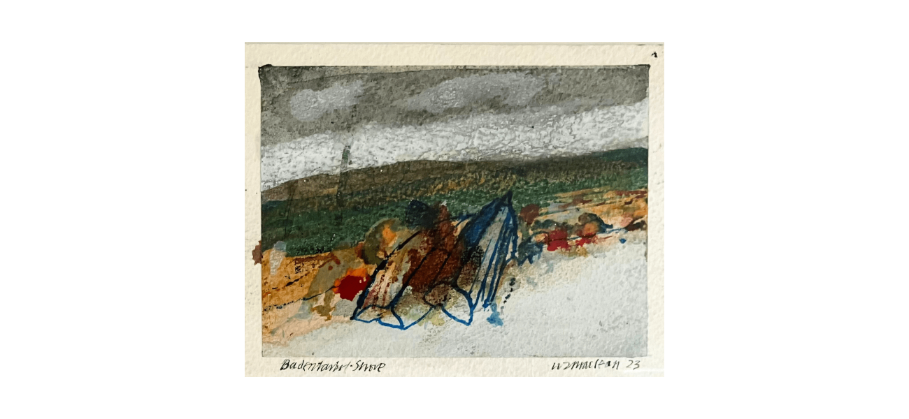 Famous Scottish artist Will Maclean showcases latest pieces in Ullapool.