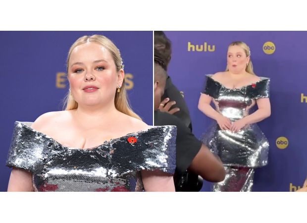 Fans of Nicola Coughlan are upset about an uncomfortable moment on the Emmys red carpet.