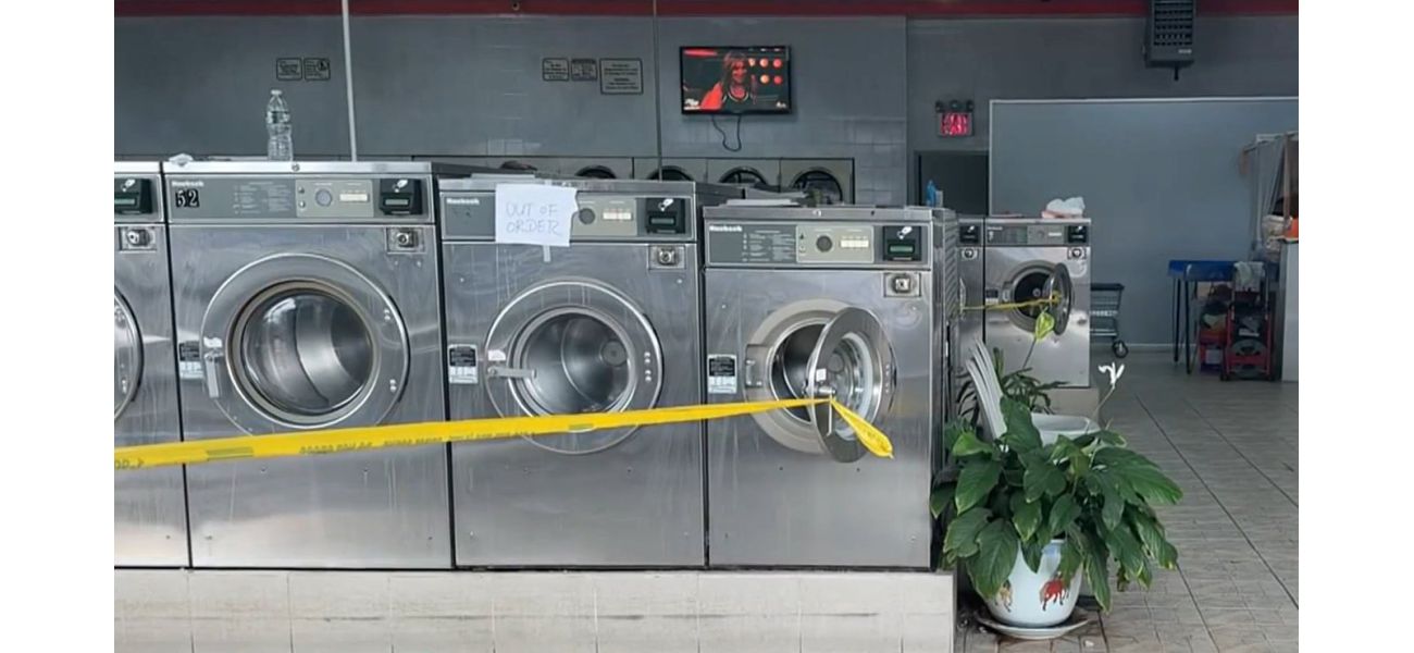 A customer at a laundromat stabbed a woman because his laundry was not ready.