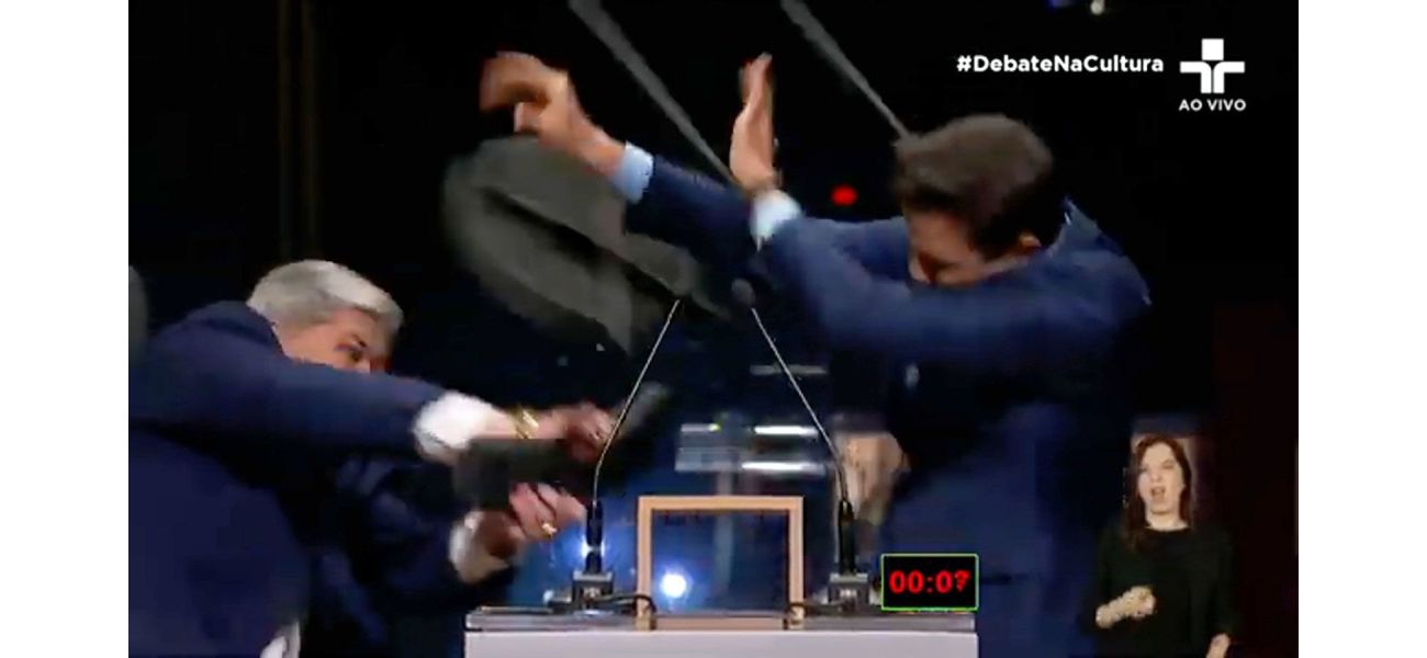 Candidate in Brazil assaults opponent on live TV with chair.