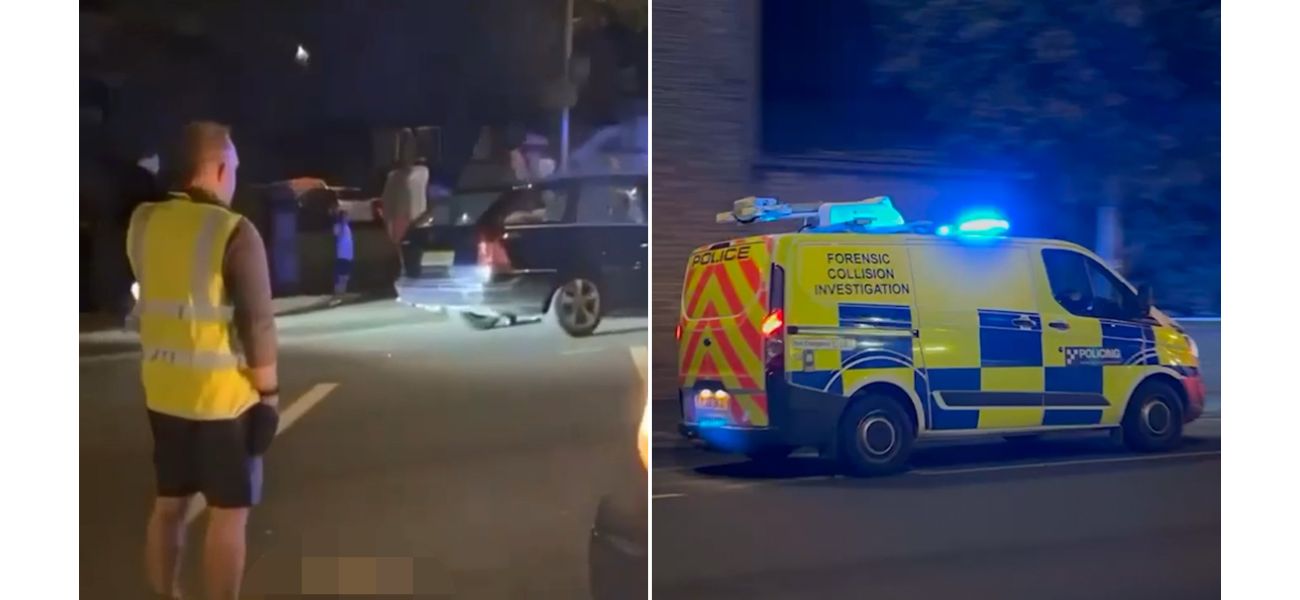 A person's leg was severed in a terrible hit-and-run incident and left on the road.