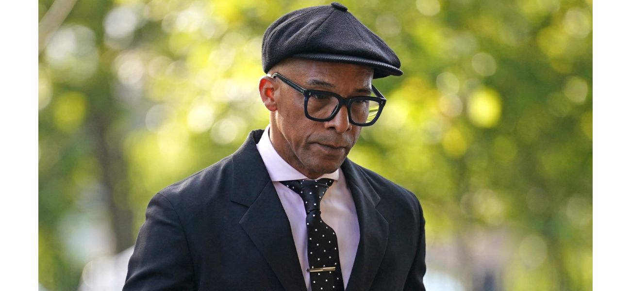 Jay Blades, a BBC personality, appears dejected heading to court over a traffic violation.
