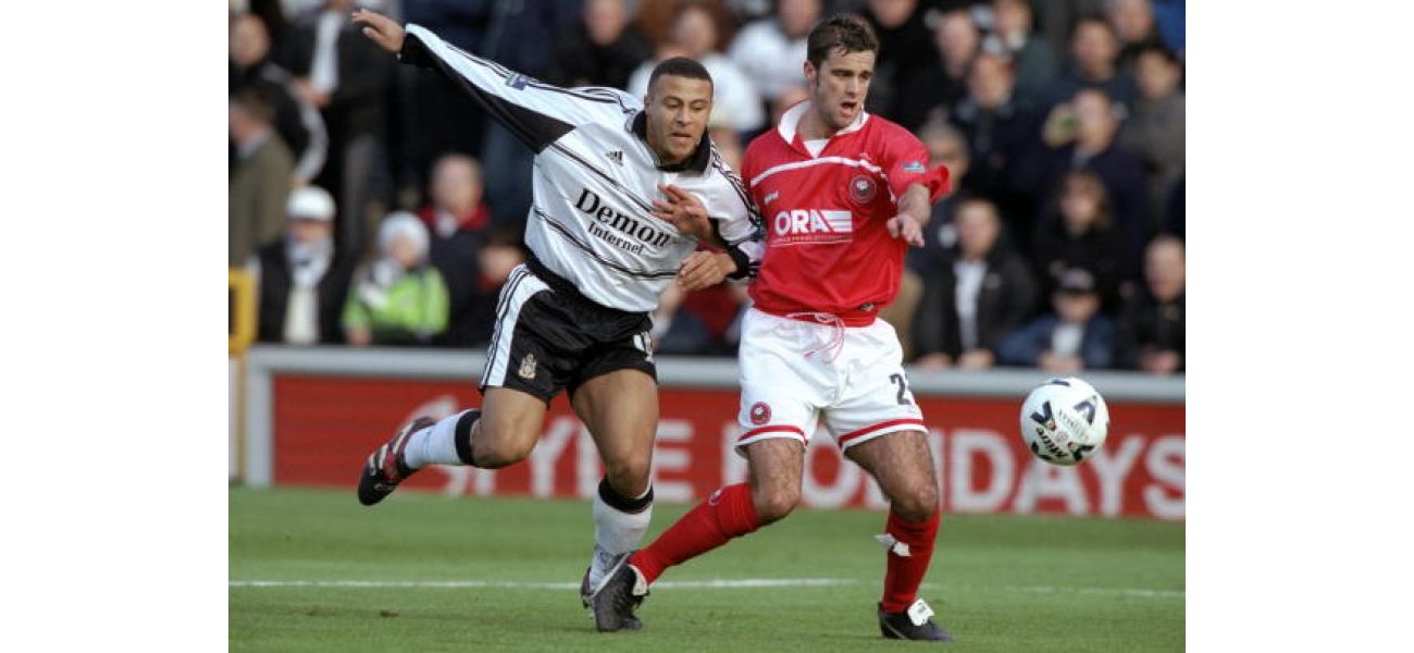 Former Barnsley player who scored against Manchester United now has a job at a quarry.