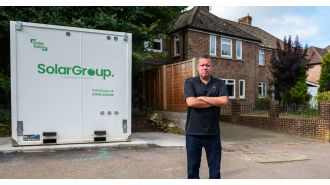 A man can't sell his house because a bus driver's toilet was built next to it.