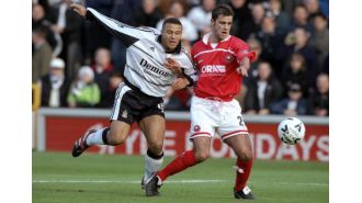 Former Barnsley player who scored against Manchester United now has a job at a quarry.