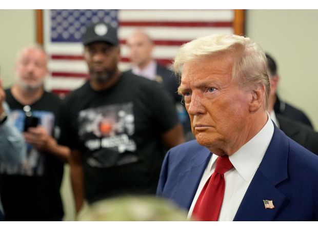 Trump described a possible assassination attempt, saying he and others heard gunshots.