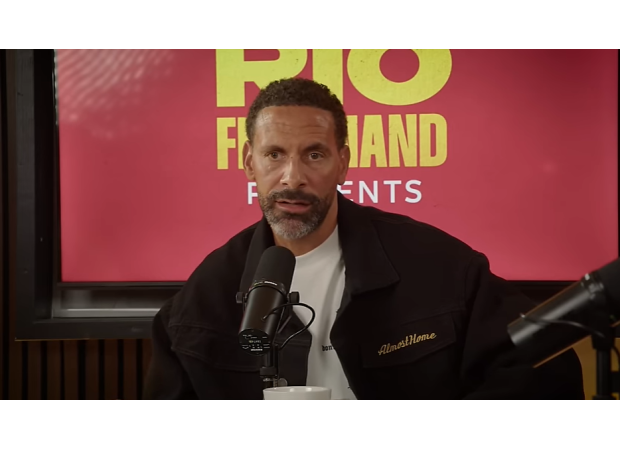 Man Utd players seen training at Old Trafford by Rio Ferdinand.