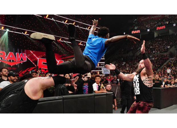 WWE star heavily fined for hurling fan during wild fight against opponent.