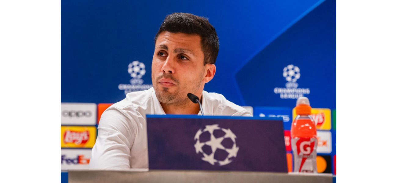 Rodri, a player for Manchester City, addresses rumors of a possible transfer to Real Madrid and alludes to a potential player strike.