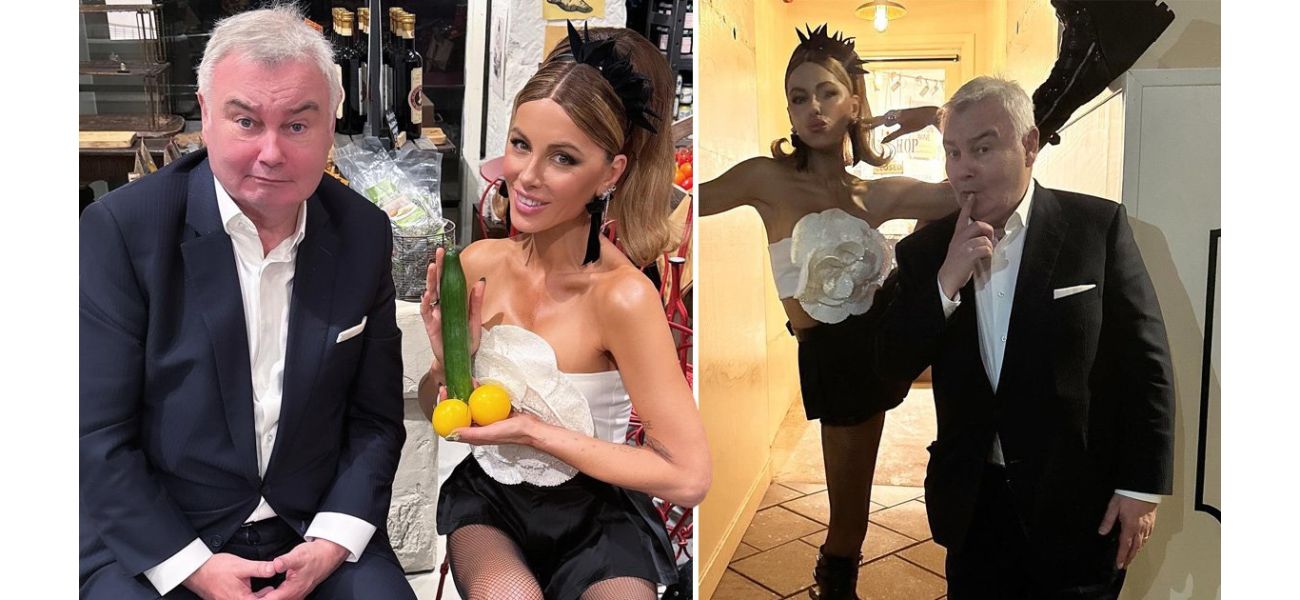 Actress Kate Beckinsale and TV host Eamonn Holmes take bold photos during a night out.