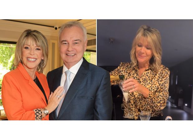 Ruth Langsford is coping with her recent split from Eamonn Holmes by staying social and surrounding herself with friends.