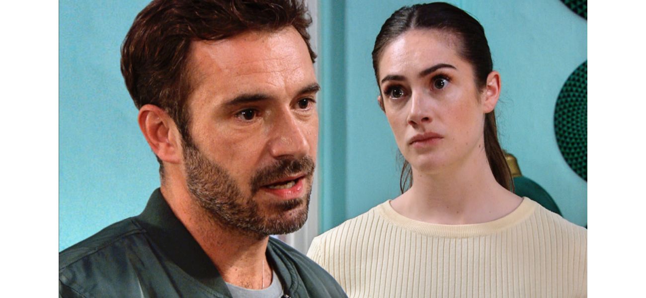 John becomes angry when Victoria uncovers his major secret on the soap opera Emmerdale.