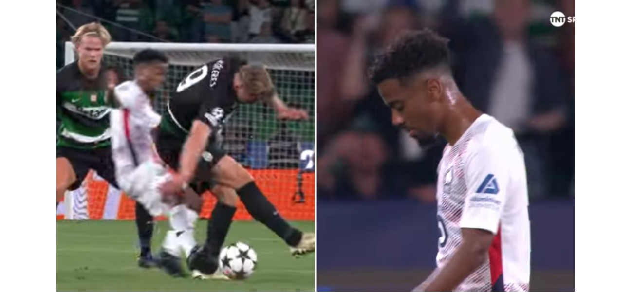 Lille coach angry about Angel Gomes' ejection in Champions League defeat to England.