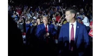 Trump makes first public appearance since possible assassination attempt