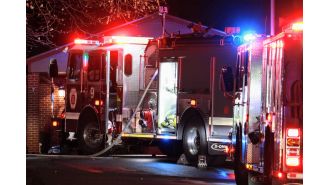 A dog passed away in a house fire in Aurora on Tuesday.