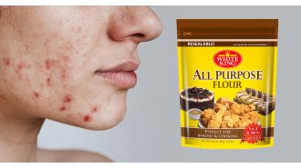 Flour recalled due to acne medicine contamination.