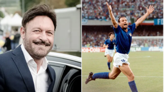 Italy's prime minister pays tribute to the late Salvatore Schillaci, a famous football player and World Cup champion.