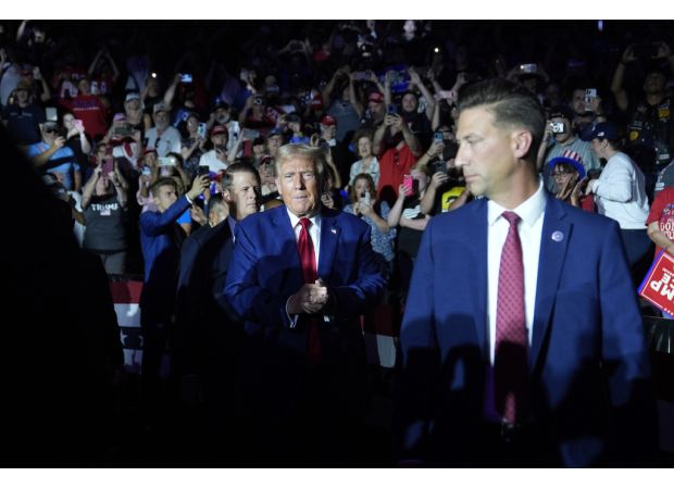 Trump makes first public appearance since possible assassination attempt