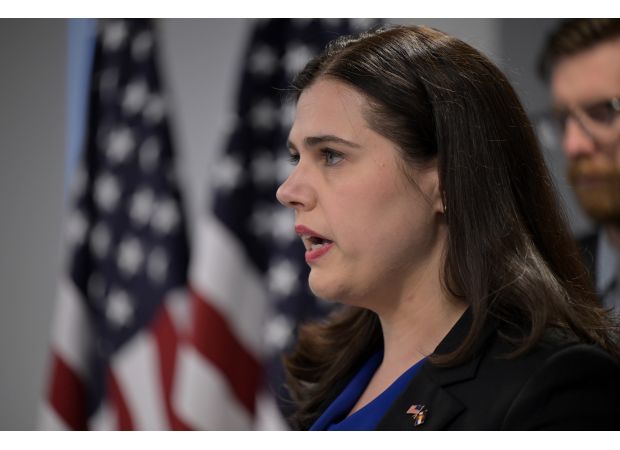 A suspicious package with white powder was sent to the office of Colorado Secretary of State Jena Griswold.