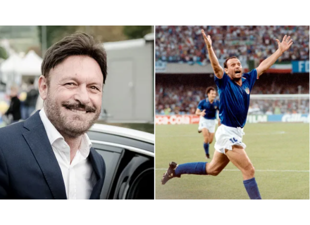 Italy's prime minister pays tribute to the late Salvatore Schillaci, a famous football player and World Cup champion.
