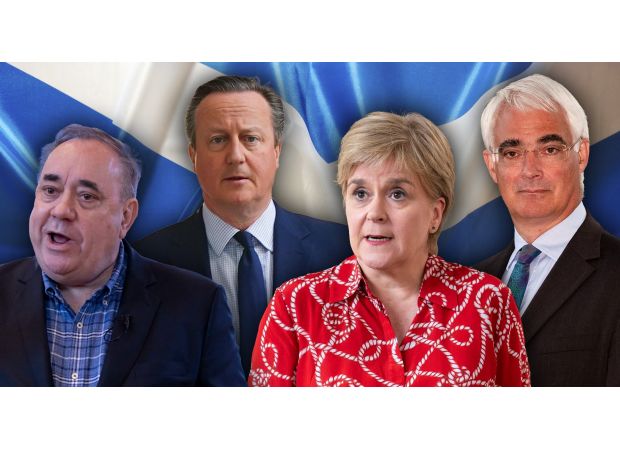 What is the current whereabouts of the main figures in the Scottish independence vote?