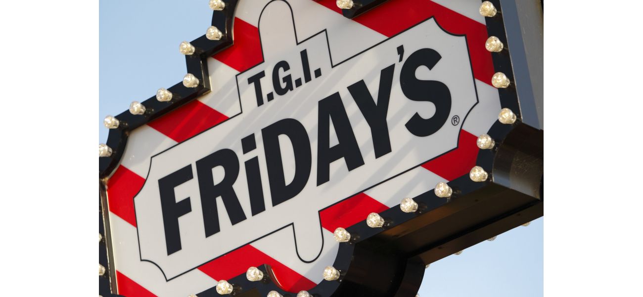 All TGI Fridays locations for sale as owner goes into administration.