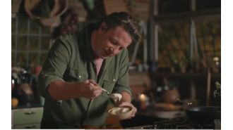 Jamie Oliver criticized by viewers for making an inappropriate double meaning, causing outrage.