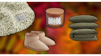 Shop for warm autumn essentials at Dunelm, including heated blankets and foot warmers.