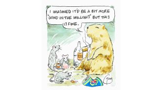 Guy Venables draws the Metro daily cartoon.