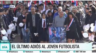 A 15-year-old soccer player died while playing after being hit in the head.