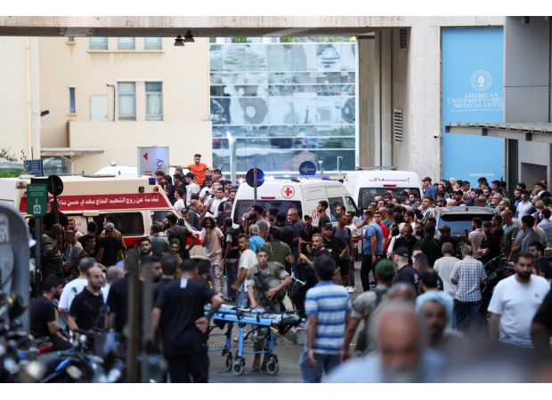 The next day after a pager attack injured 3,000 people, walkie-talkies cause explosions in Beirut.