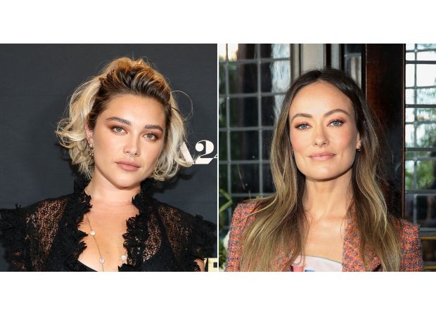 Pugh defends herself against accusations of a feud with Wilde, calling the questioning unfair.