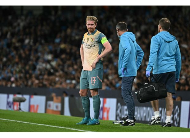 Guardiola addresses concerns over De Bruyne's injury before facing Arsenal.