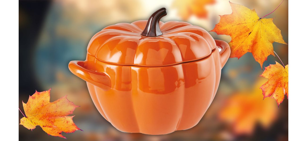 Aldi has restocked their popular pumpkin casserole dish, inspired by Le Creuset, for under £15.