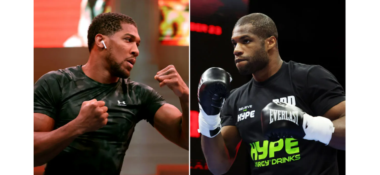 The sparring session between Anthony Joshua and Daniel Dubois holds no significance.