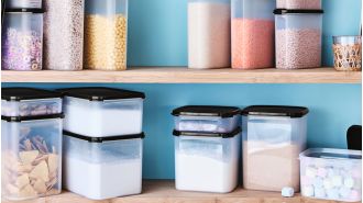 Tupperware, a well-known household products company, declares bankruptcy.