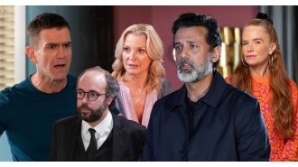 A popular EastEnders character makes a dramatic return to save a family member from being killed.