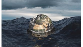 A prehistoric ocean event caused massive extinction, not a tsunami.