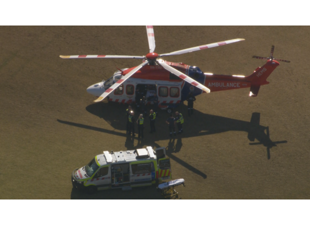 A person gets stuck overnight when their car falls off a cliff in Melbourne's east.