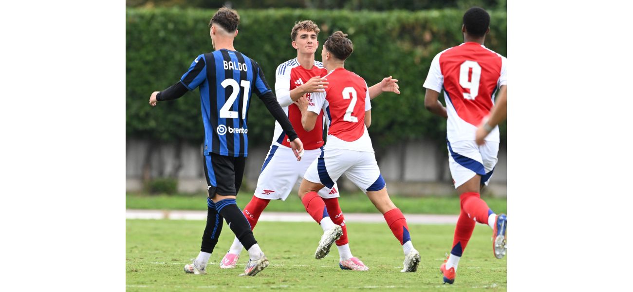 Young Arsenal player, age 14, breaks record for most goals scored in the UEFA Youth League.