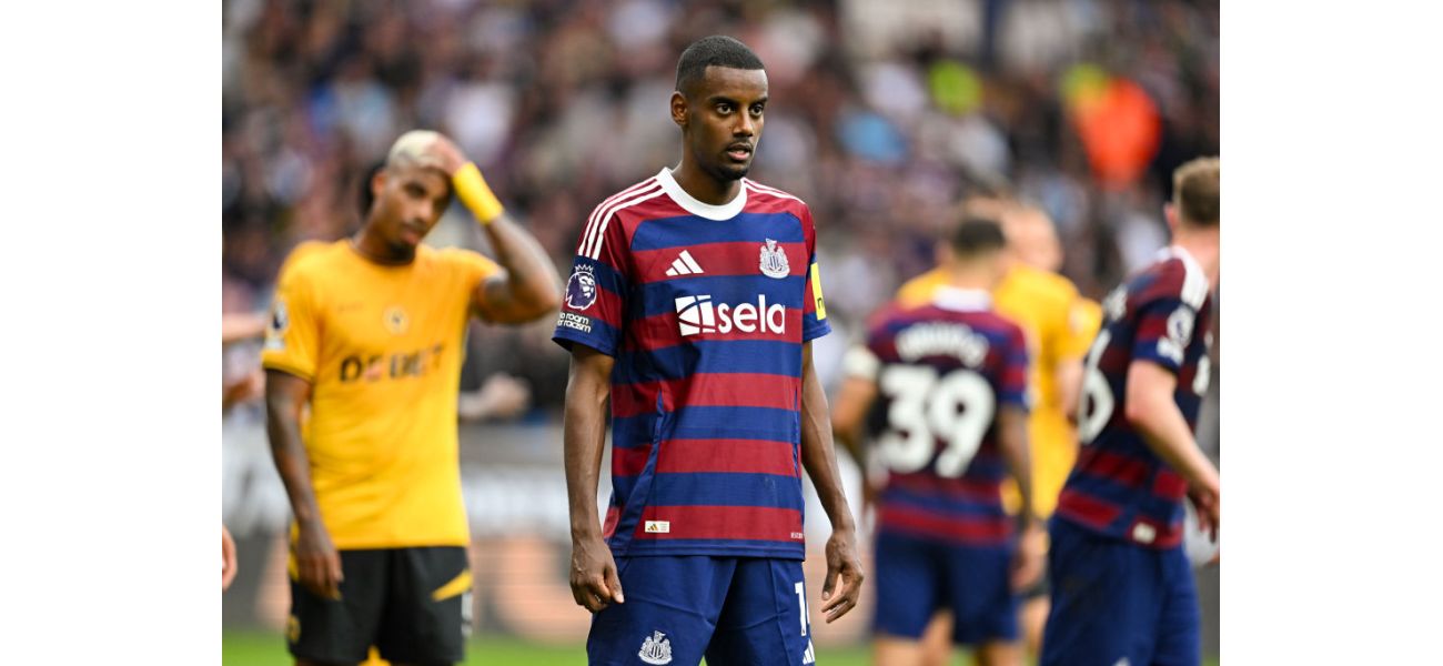 Isak's injury status before Fulham vs Newcastle game.