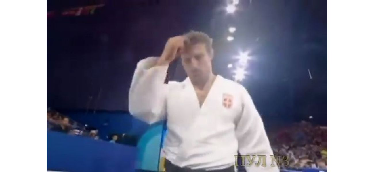 An athlete was suspended for five months after making a religious gesture at the Paris Games.