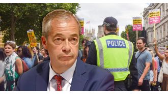 Police were called to prepare for potential protests at Reform conference due to the threat of terrorism.