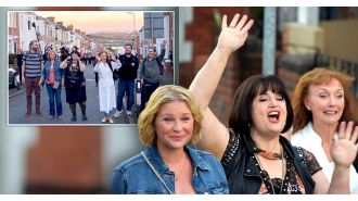 Actors from Gavin and Stacey say goodbye with heartfelt emotions as they finish filming the Christmas special.