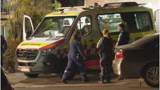 Suspect at large as victim hospitalized in Sydney shooting.